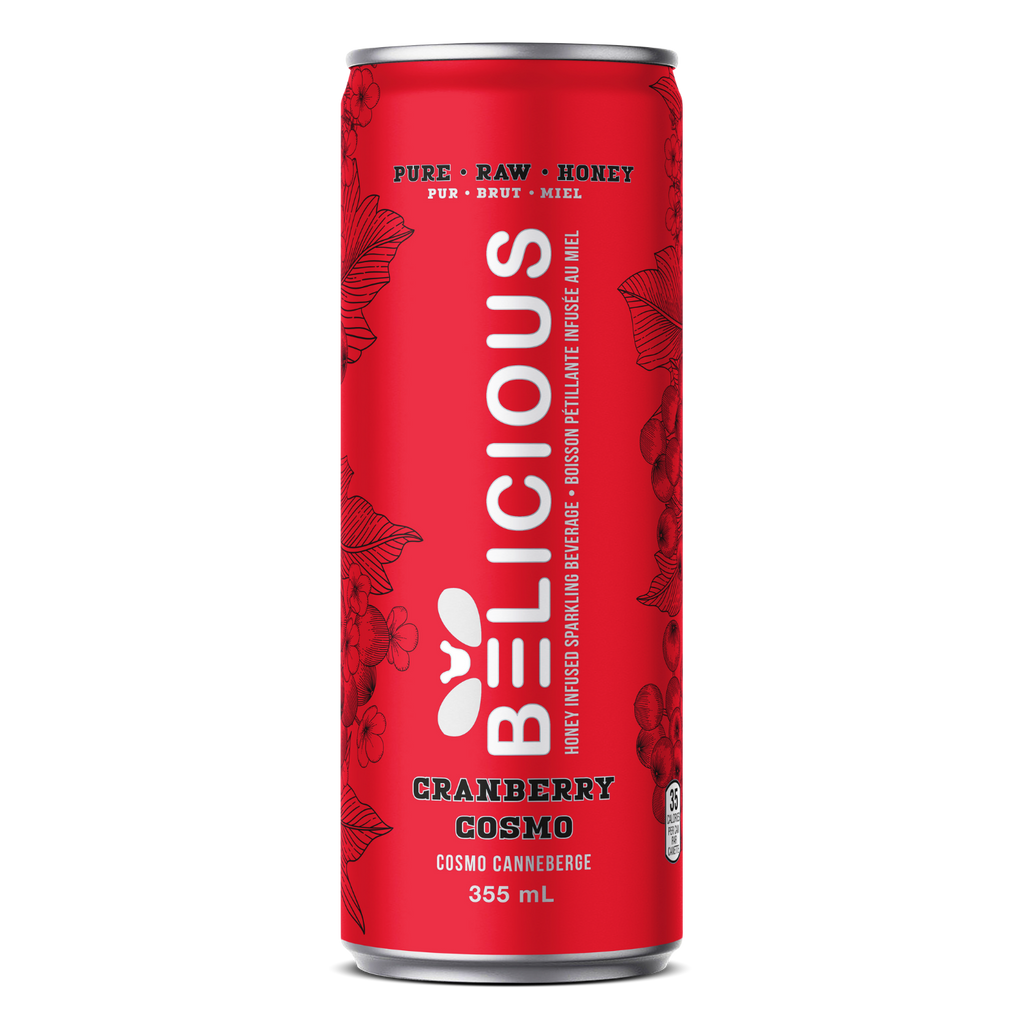 Belicious Honey-Infused Cranberry Cosmo