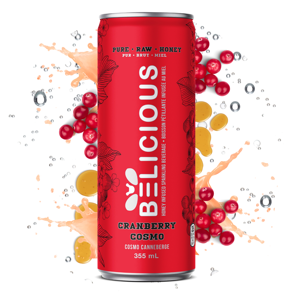 Belicious Honey-Infused Cranberry Cosmo