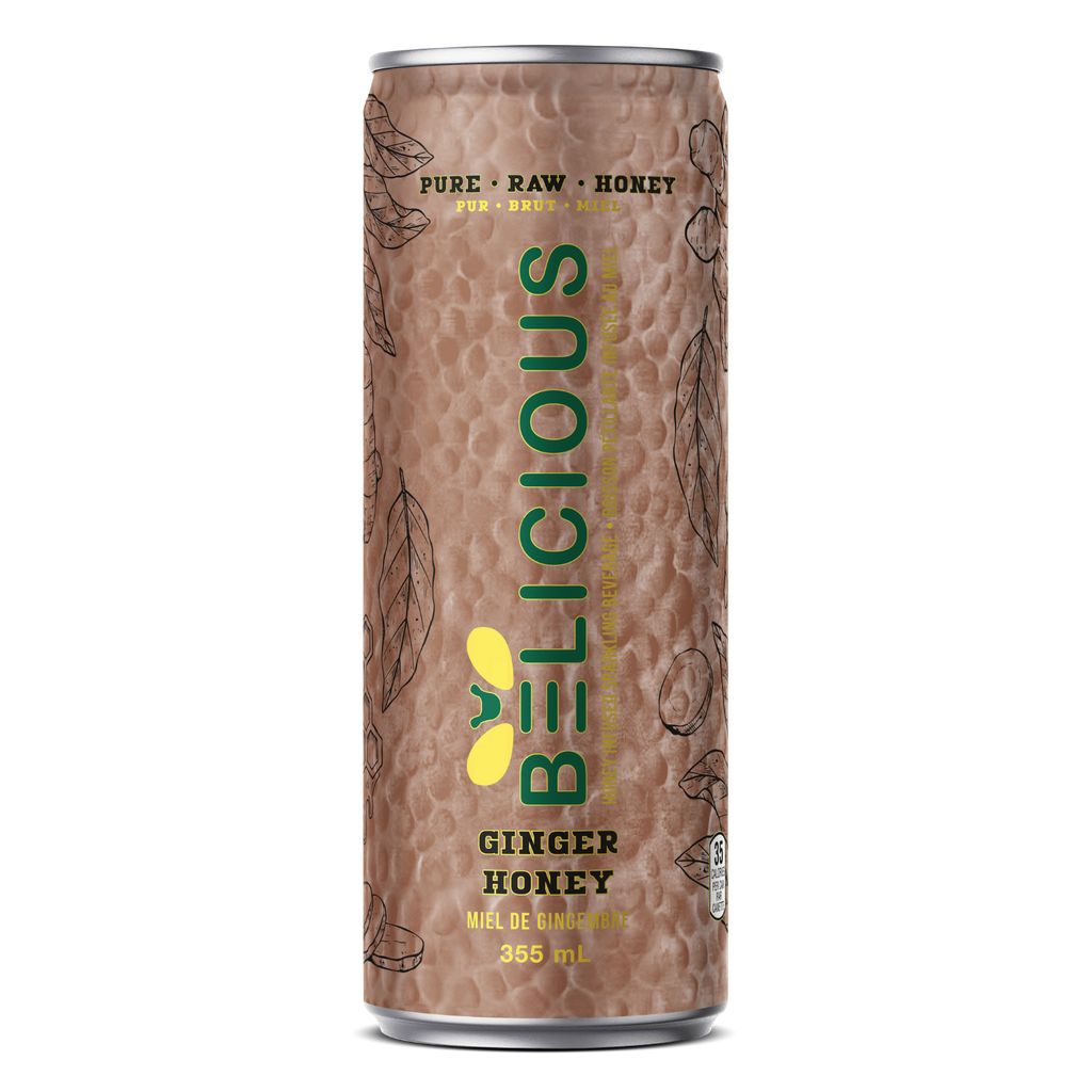 Belicious Honey-Infused Ginger Sparkler