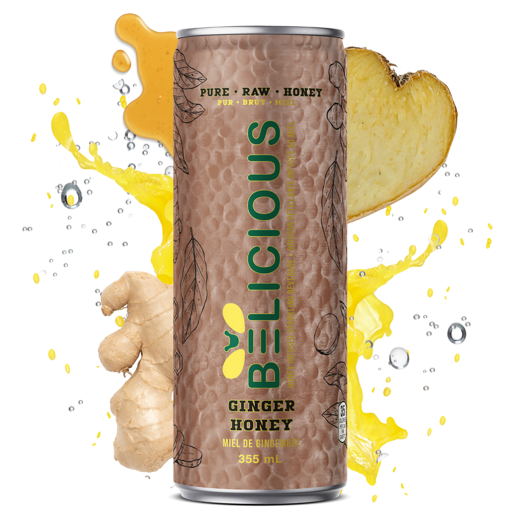 Belicious Honey-Infused Ginger Sparkler