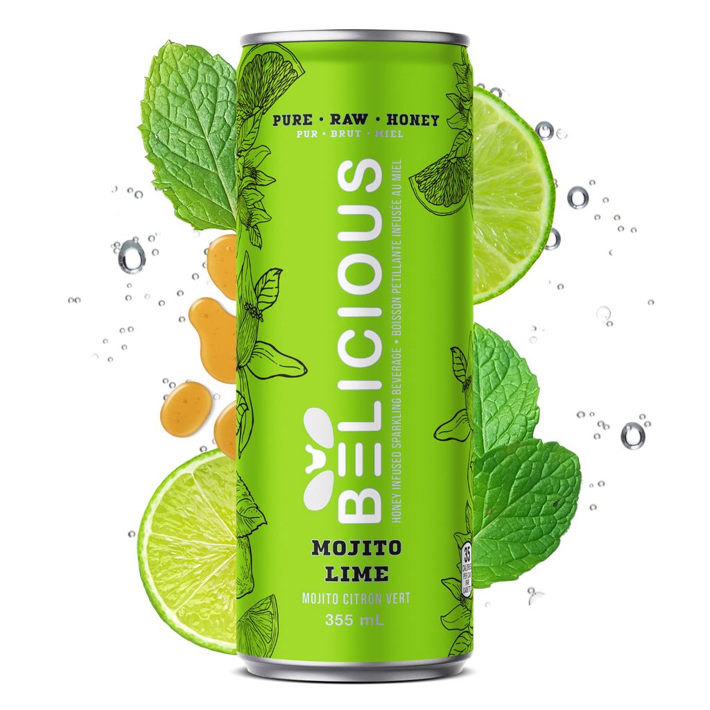 Belicious Honey-Infused Mojito Lime