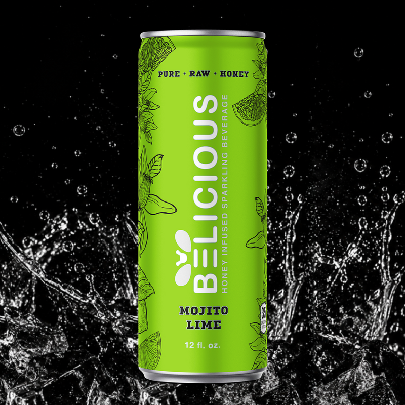 Belicious Honey-Infused Mojito Lime